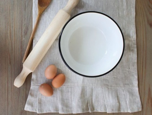Imagen 4 de 4 de Set 2 Bowl Cocina Enlozado Blanco 26 Cm