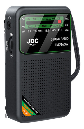 Radio Portátil Recargable Multibanda, Mini Radios De Resiste