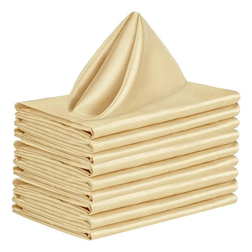 Servilletas Para Bodas, Servilletas De Mesa Doradas
