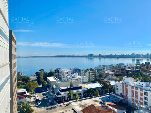 Apartamento De Dos Dormitorios En Alquiler Anual, Punta Del Este