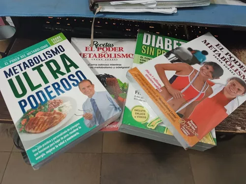 Pack 4 Libros Frank Suarez Metabolismo 2 Recetas Y Diabetes | Envío gratis