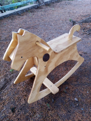 Caballito Mecedor De Madera