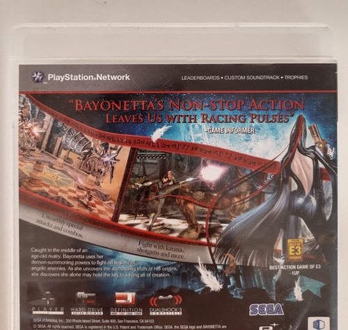 Bayonetta Playstation 3 Original Mídia Física Ps3