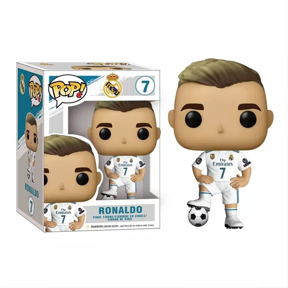 Cristiano Ronaldo 7 Real Madrid Funko Pop Fútbol Cr7 Figura