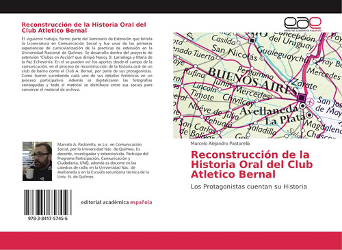 Libro: Reconstrucción Historia Oral Del Club Atletico