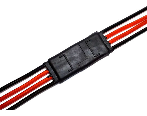 Conector 4 Vias Fio 1,0 Mm Chicote Plug Para Caixa