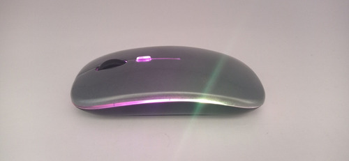Imagen 4 de 7 de Mouse Inalámbrico Recargable Con Luces Led
