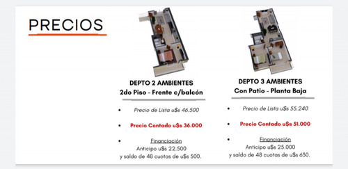 Imagen 15 de 15 de Departamento 3 Ambientes (anticipo Y Cuotas)