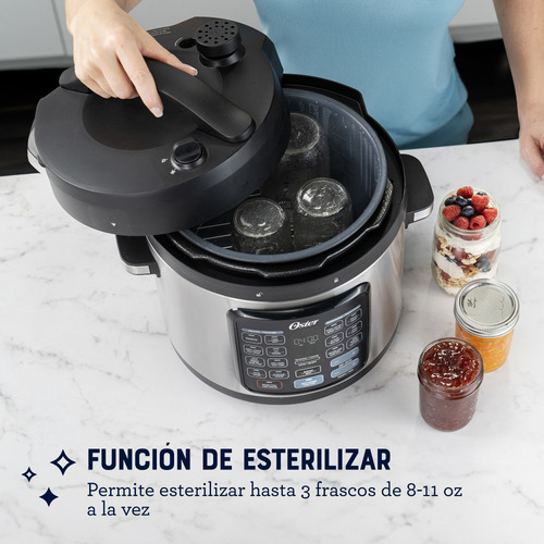Multiolla Oster 5.7 Lt 14 Funciones Ckstpcect57df Gris Gris 50 Hz