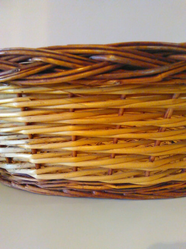 Cesta De Mimbre Grande Sin Asa. Única Disponible