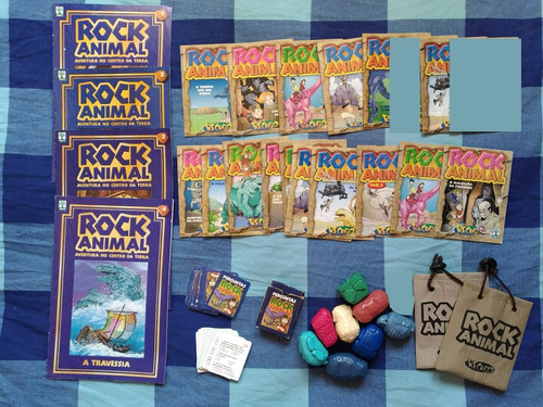 Lote Especial Recreio Rock Animal Gibis Perguntas Brinquedos
