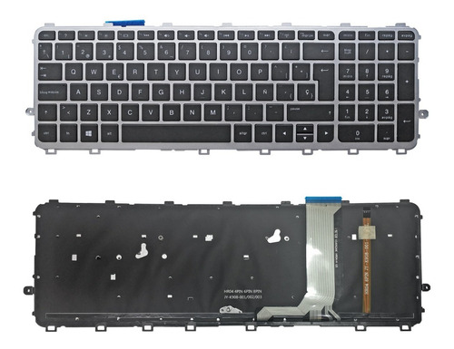 Teclado Retroiluminado Notebook Hp Envy 15-j012la Nuevo