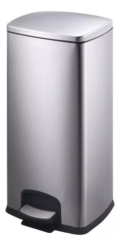 Cubo De Basura De Acero Inoxidable 30 Litros Hogar Oficina