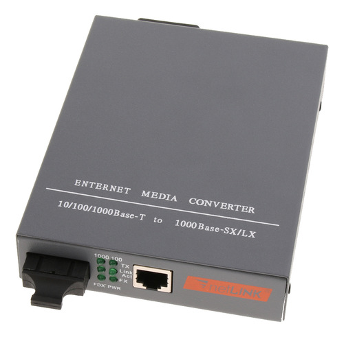 2 Transceptor De Fibra De Modo Gigabit Ethernet Media