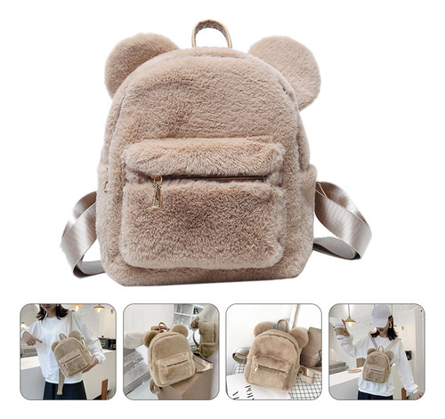 -de Mochila De Hombro De Felpa De Dibujos Animados Mochila