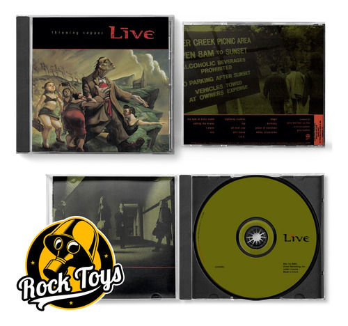 Live - Throwing Copper 1994 Cd Vers. Usa (Reacondicionado)