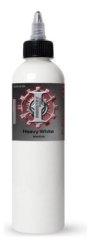 Tinta Para Tatuar Blanco Heavy White 8 Oz Industry Inks 