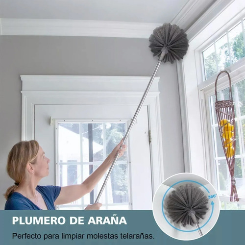Plumero De Microfibra Retráctil Para Limpieza De Techo, 7 U