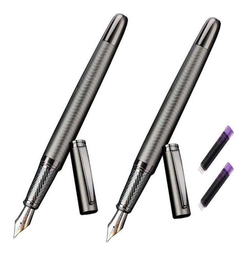 Pluma Tipo Fuente Para Regalo, Mxsyg-004, 2pzas, 0.5mm Punta