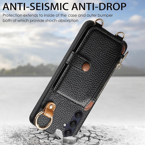 Funda De Teléfono Tipo Cartera Con Forma De Bandolera Extraíble Y Duradera Para Samsung Galaxy A56 5g