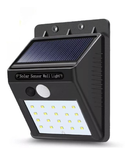 Luz Exterior Solar Reflector Aplique Pared Sensor Movimiento