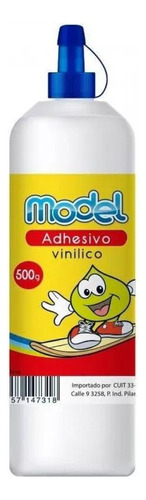Adhesivo Vinilico Model 500g Atoxico Pegamento Cola Escolar