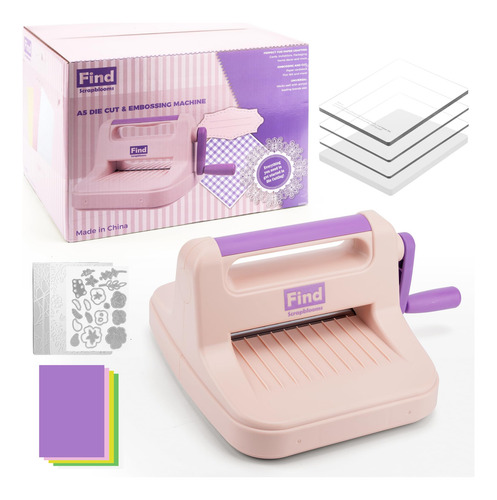 Máquina Manual De Troquelado Y Estampado A5 Púrpura Para Cre