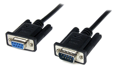 Startech Scnm9fm2mbk Cable De Módem Nulo, Serial Db9 Hembra
