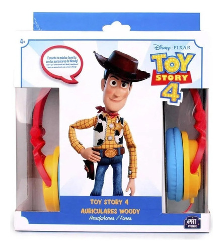 Toy Story 4 - Woody - Audifonos - Pat Avenue Color Rojo