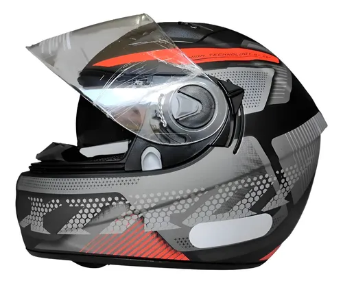 Capacete Moto Ebf Xtroy X29 Com Óculos Interno + Narigueira