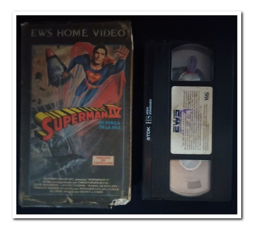 Superman Iv, En Busca De La Paz, 1987 Vhs Español