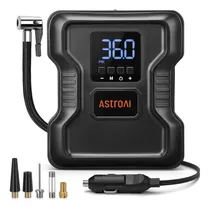Comprar Astroai Inflador De Neumáticos Compresor De Aire Portátil De 150psi Cilindro De Metal Bomba De Inflado Rápido Para Neumáticos De Coche Bomba De Neumáticos De 12v Cc Con Luz Led Para Coches Bicicletas