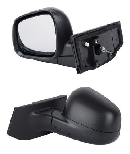 Espejo Retrovisor Manual Negro Corrugado Spark Classic 1.2