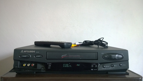Imagen 5 de 8 de Videocasetera Mitsubishi Vhs Mod. Hs- U575 Control Retroilum