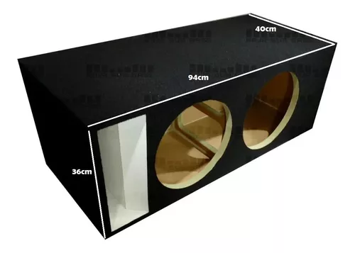 idiota Suave Lo siento Cajon Mdf Porteado 2 Subwoofer 12 Reforzado 35hz Spl