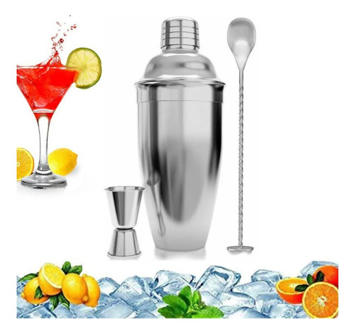 333 Kit3 Cocktail Agitación De Bebidas Frías De Acero