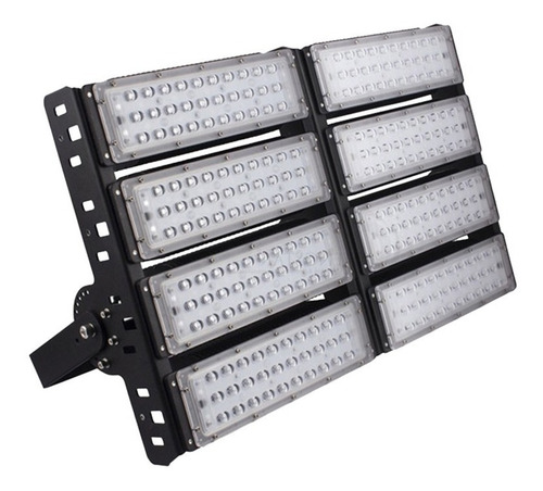 Proyector Foco Led Deportivo 400w Ip67 - Calidad Unilux Carcasa Negro Luz Blanco neutro