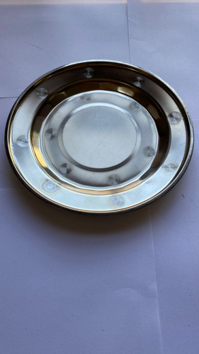 Plato Acero Inoxidable 20 Cm Vajilla X 6 Unidades