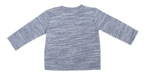 Polera Bebé Niño M/l Azul Pillin