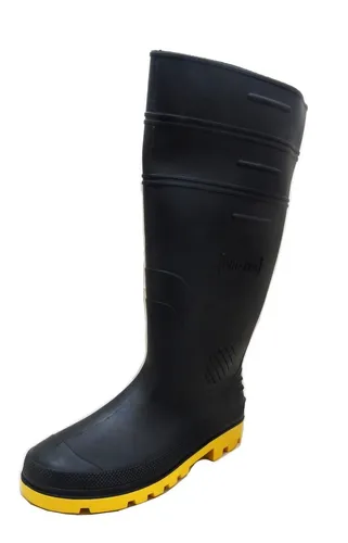 Bota De Hule Ditta Flex Semi Industrial Negro amarillo Cuotas