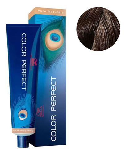 Tinta Wella Color Perfect N°4.0 60cc