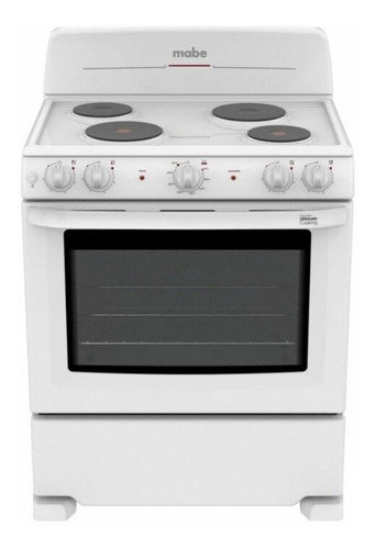 Imagen 3 de 5 de Cocina De Piso Eléctrica 4 Hornillas 76 Cm Blanca Mabe