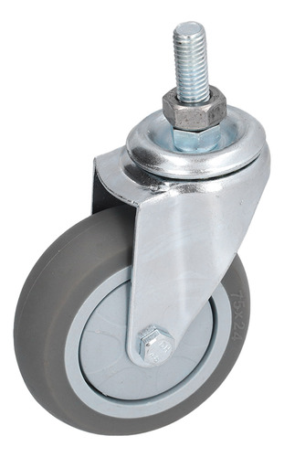 Ruedas Giratorias Stem Casters De Pvc De 3 Pulgadas, Durader