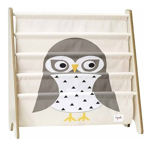 Organizador Rack De Livros - Coruja - 3 Sprouts