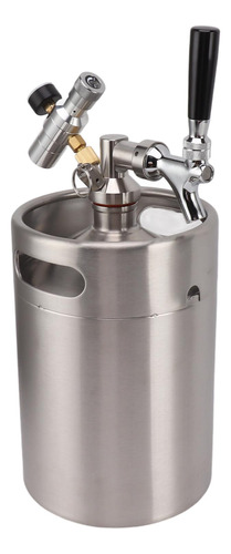 Jarra De Cerveza Mini Keg De Acero Inoxidable De 5 Litros