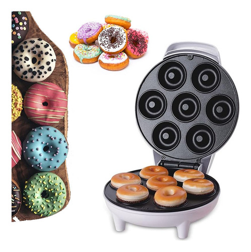 Mini Donut Maker Hace 7 Donuts 110v/220v