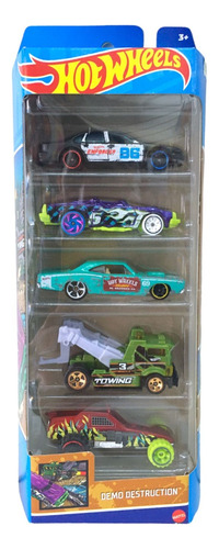 Autitos Hot Wheels Pack Autos X5 Coleccion Cod 01806 Bigshop