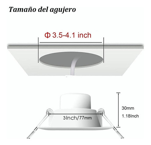 1 Lampara Luz Led De Techo Control Remoto Inteligente Rgb