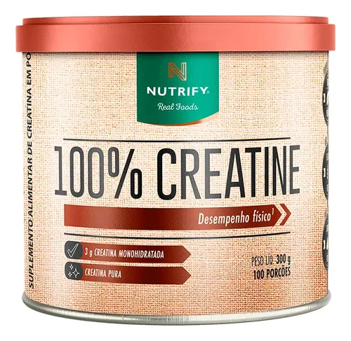 Creatina 100% Monohidratada 300g - Nutrify