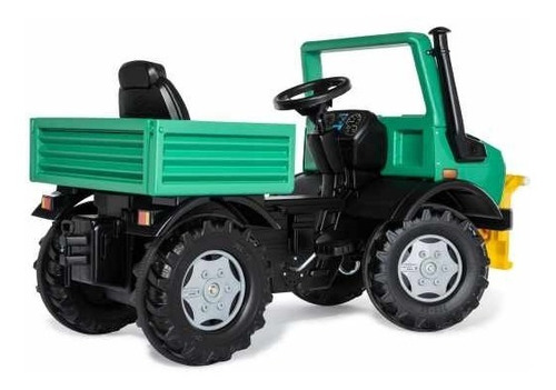 Trator a pedal Rolly Toys Unimog Forst 038244 verde e preto